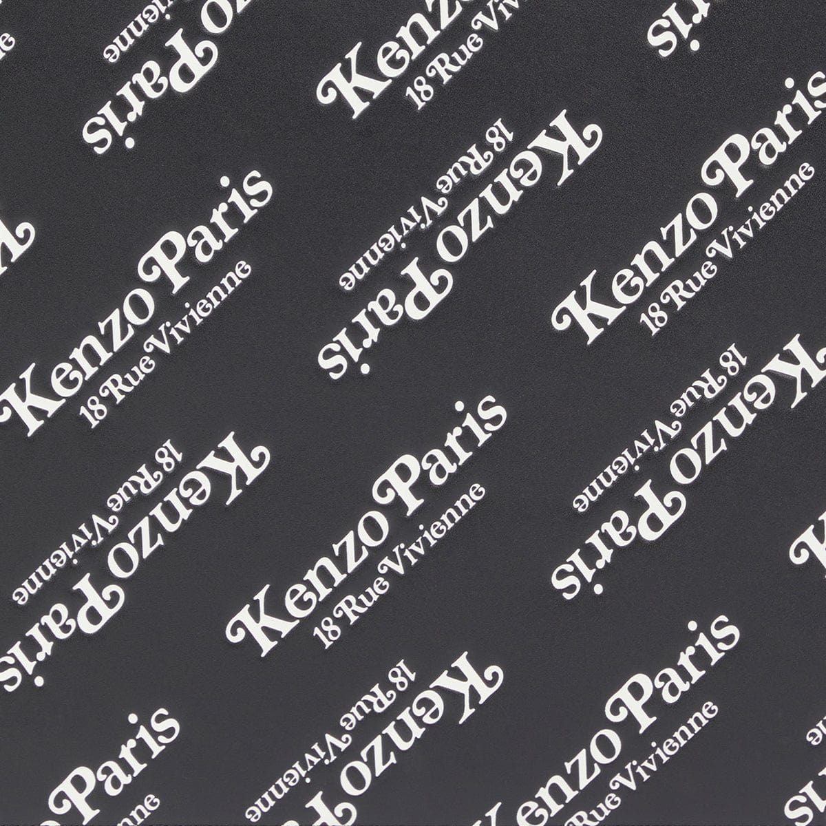 Kenzo Wallets & Cases BLACK / O/S KENZOGRAM LARGE CLUTCH