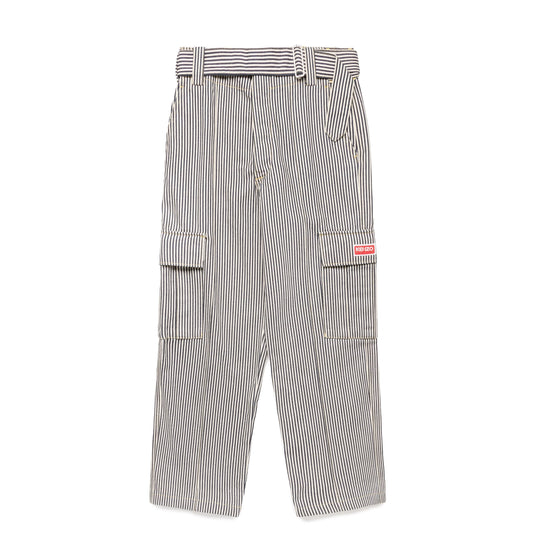 Kenzo Bottoms STRIPED ARMY STRAIGHT JEANS