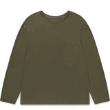 Lemaire T-Shirts LONG SLEEVE PATCH POCKET T-SHIRT