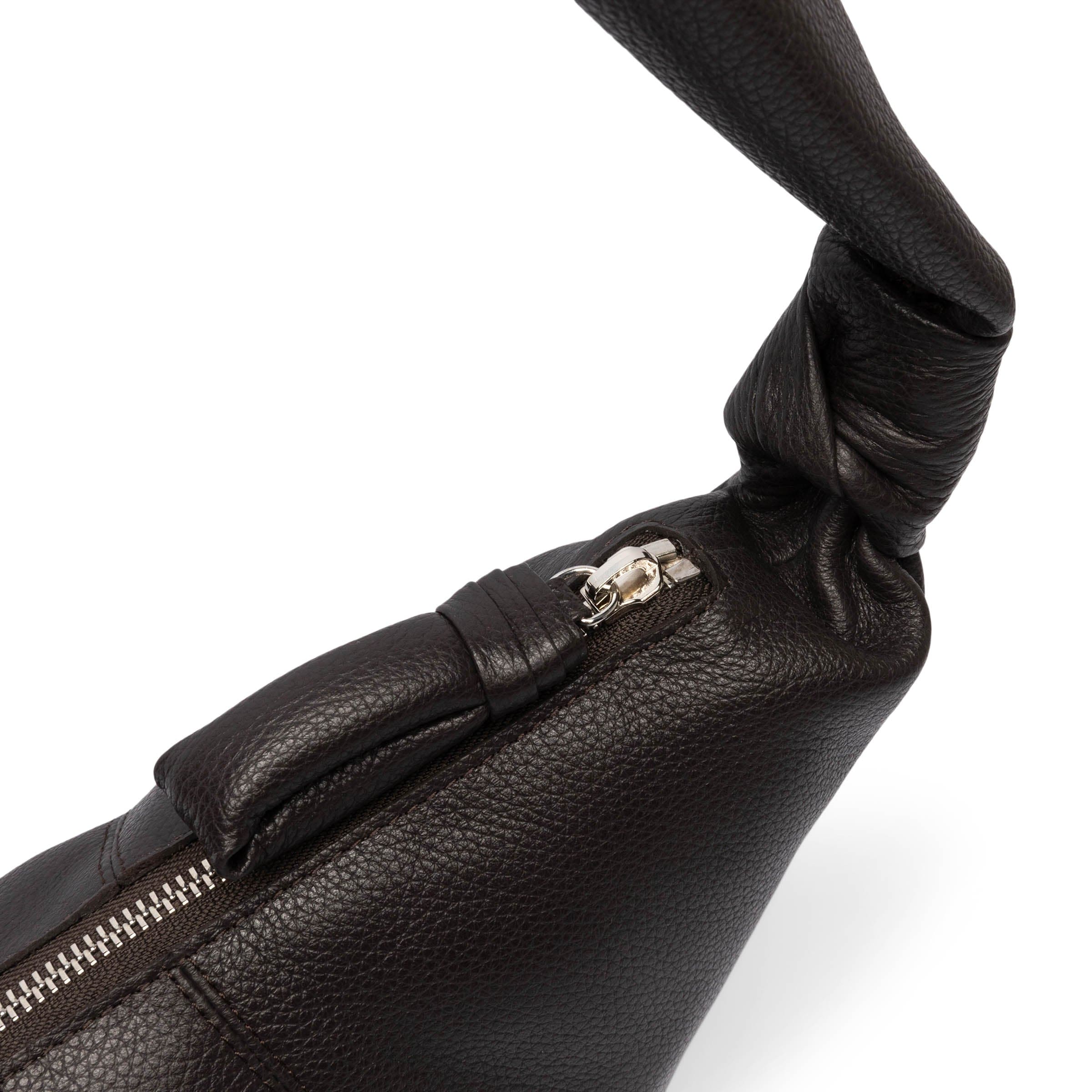 MEDIUM CROISSANT BAG DARK CHOCLATE | Bodega
