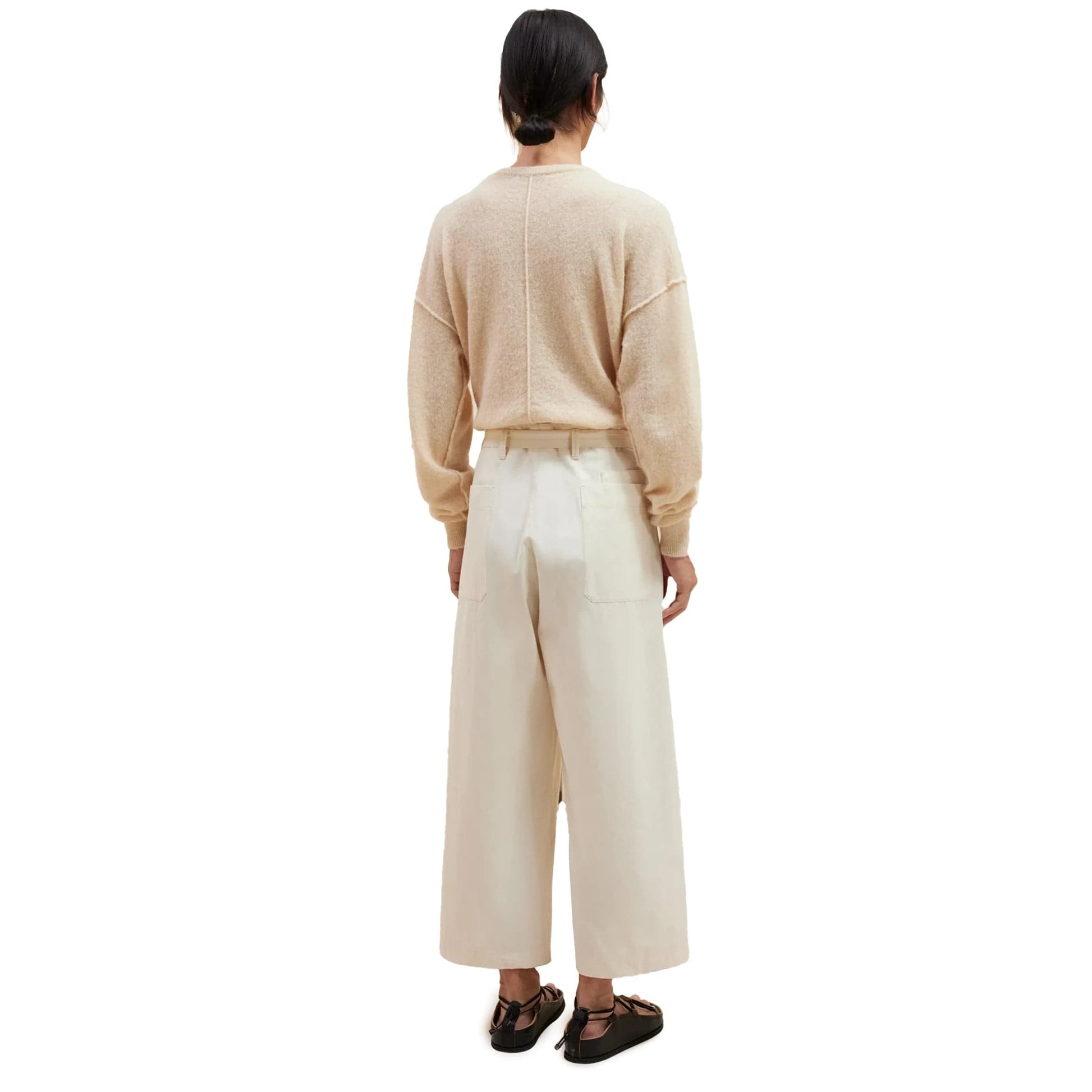 Lemaire Pants SEAMLESS BELTED PANTS