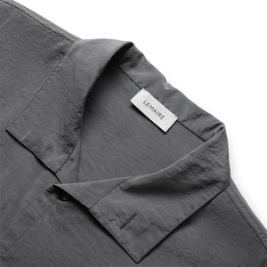 STAND COLLAR SHIRT ALUMINIUM | Bodega