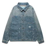 Liberaiders Outerwear BLEACHED DENIM JACKET