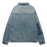 Liberaiders Outerwear BLEACHED DENIM JACKET