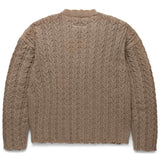 MM6 Knitwear CABLE-KNIT CARDIGAN