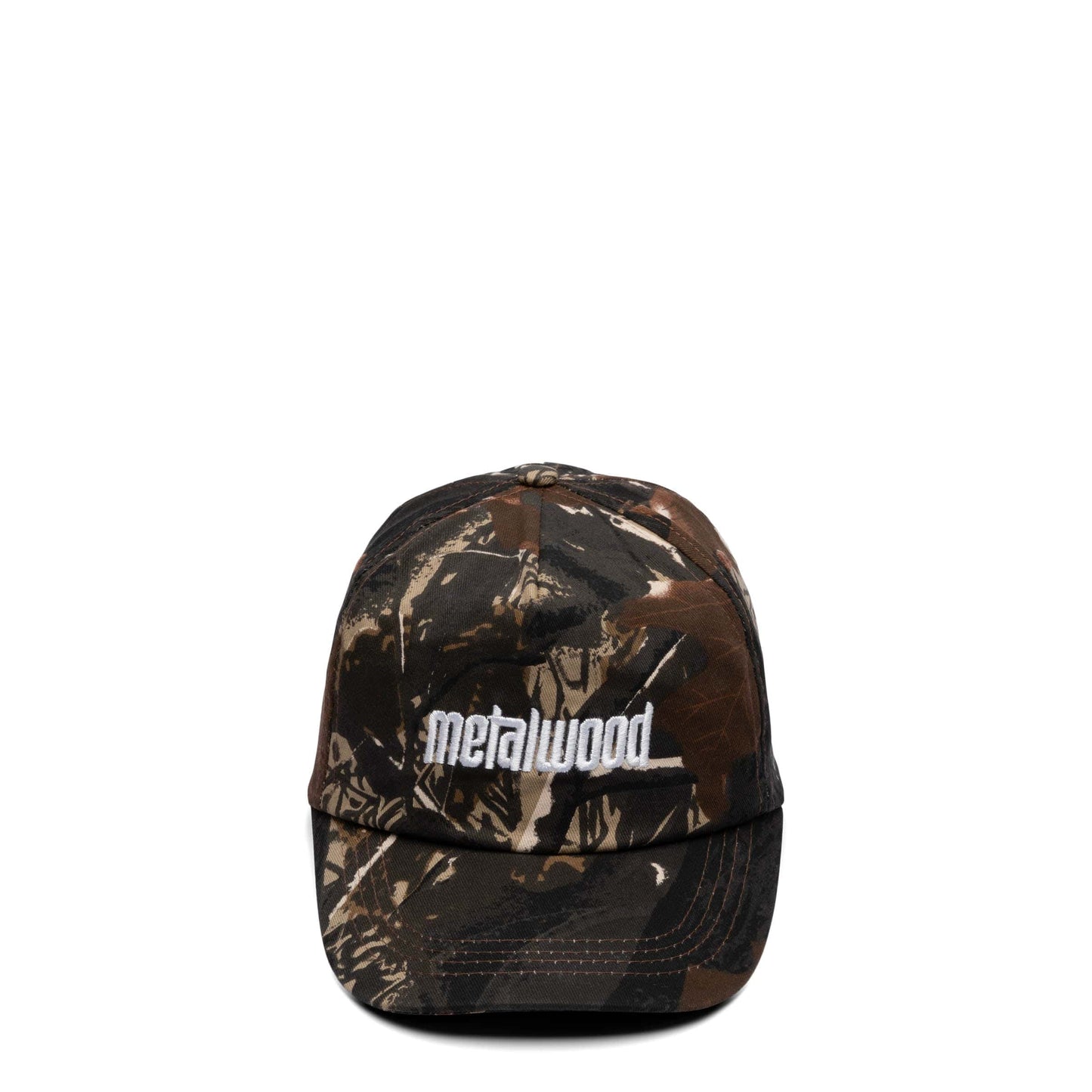 Metalwood Studio Headwear REAL LEAF CAMO / O/S METAL LOGO 5-PANEL HAT