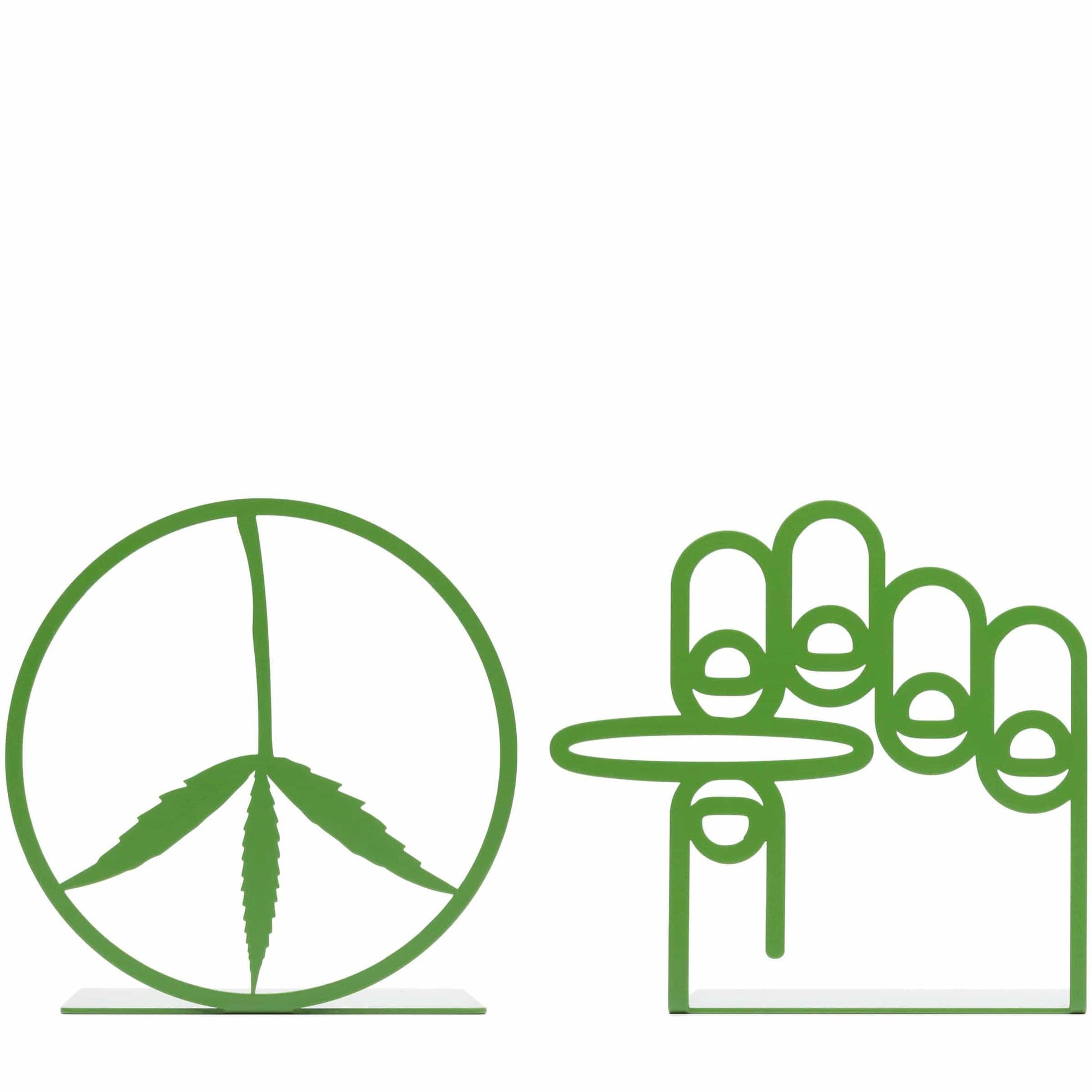 Mister Green Odds & Ends GREEN / O/S TRIFECTA BOOKENDS