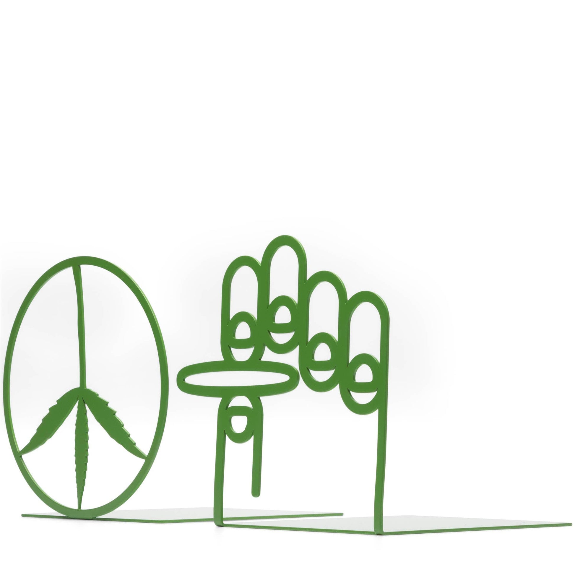 Mister Green Odds & Ends GREEN / O/S TRIFECTA BOOKENDS