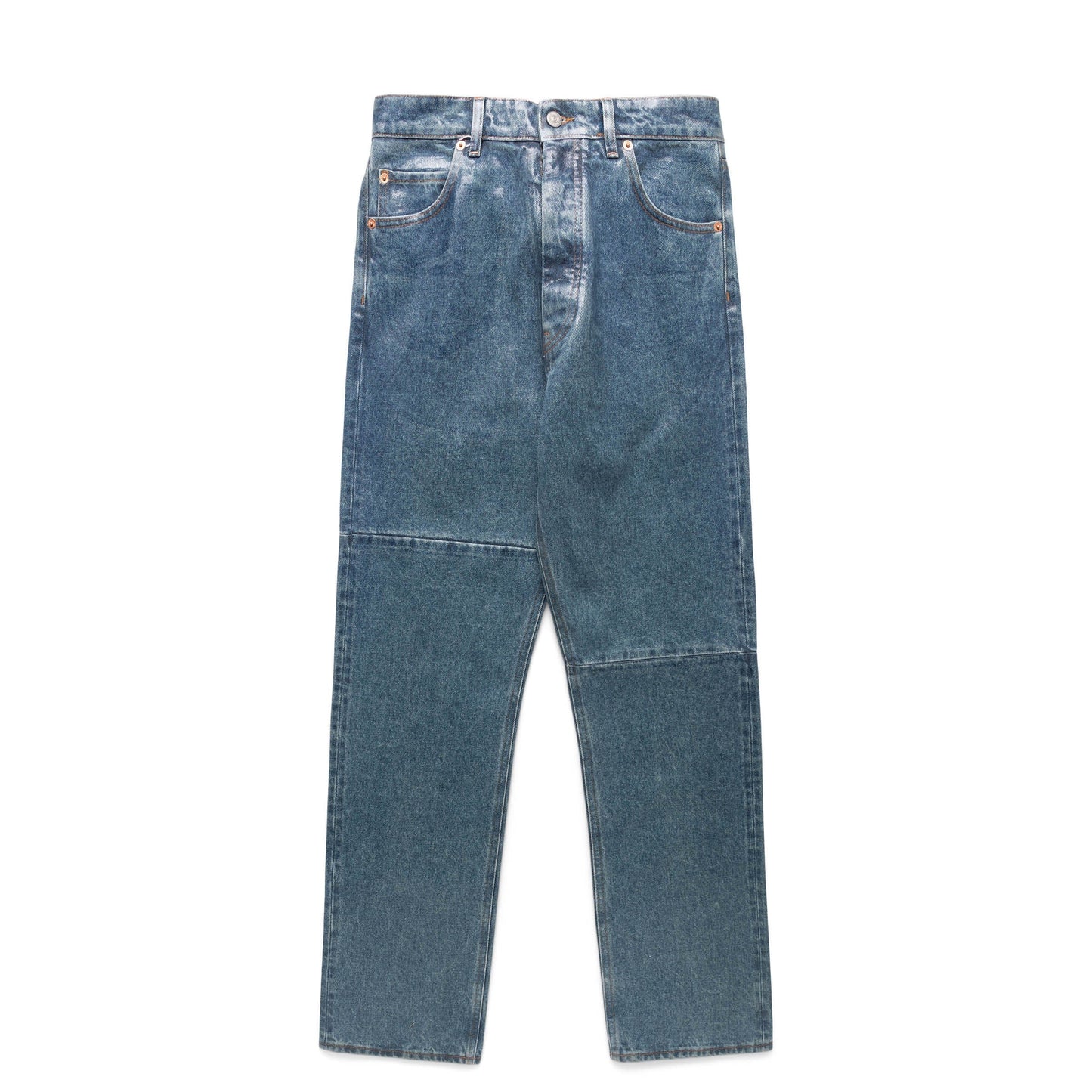 MM6 Pants COATED DENIM PANTS