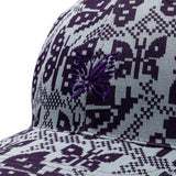 NEEDLES BASEBALL CAP PLUM