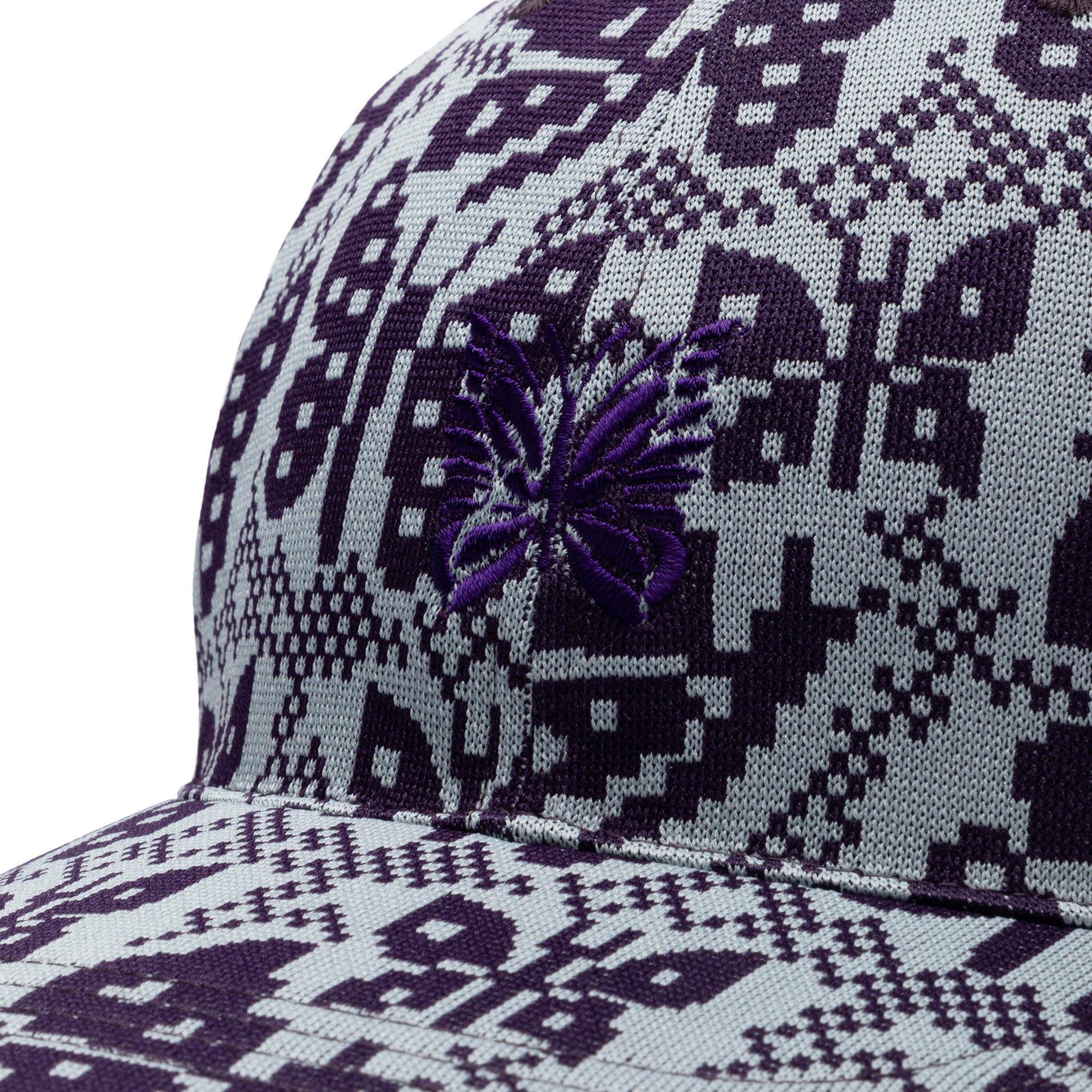 NEEDLES BASEBALL CAP PLUM