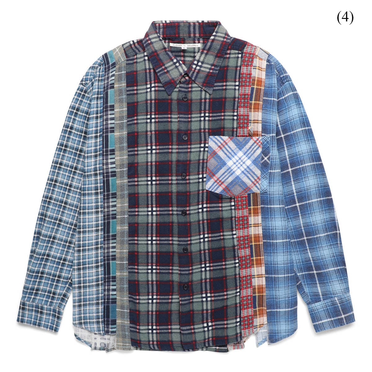 Needles Shirts ASSTD / L (4) FLANNEL SHIRT - 7 CUTS SHIRT (L)