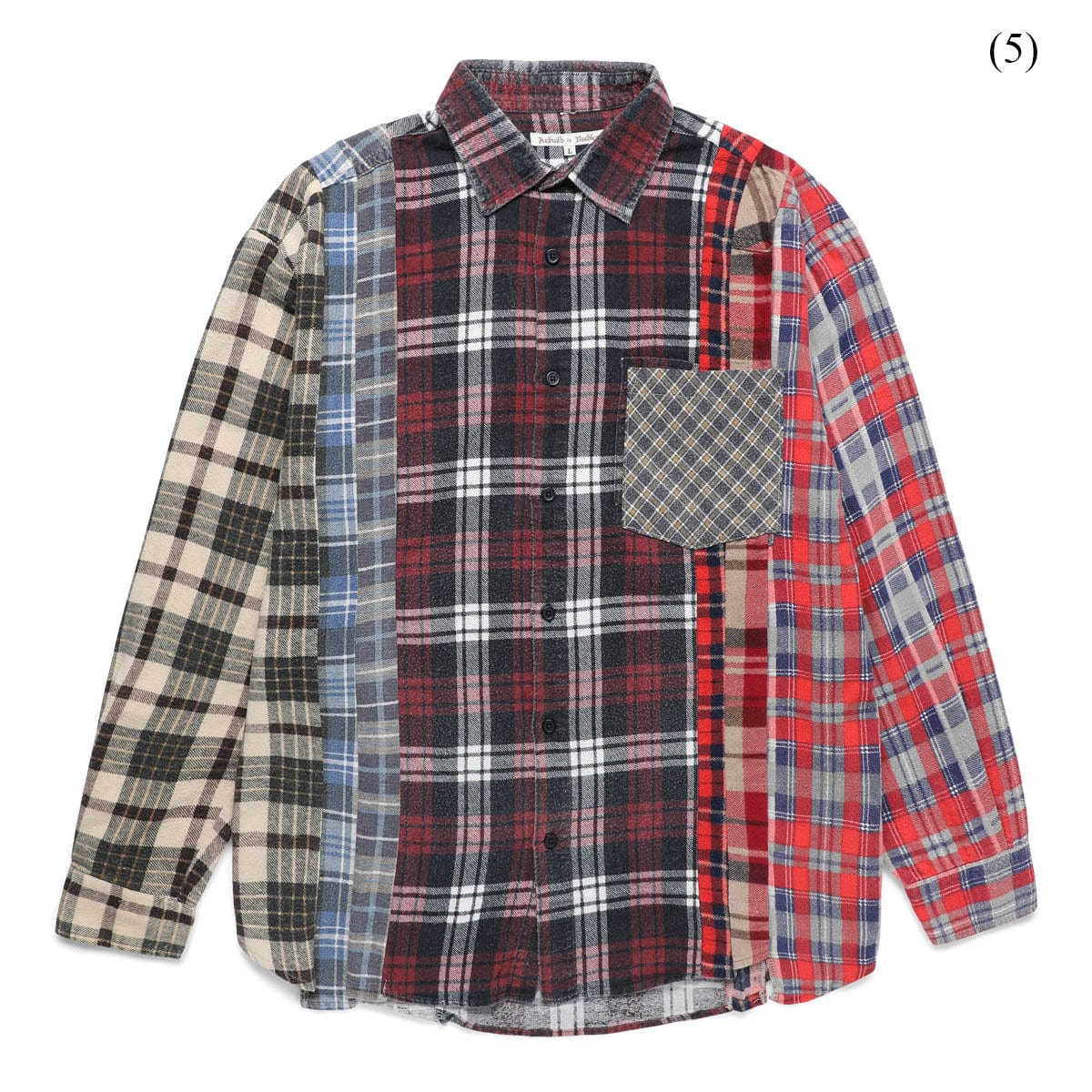 Needles Shirts ASSTD / L (5) FLANNEL SHIRT - 7 CUTS SHIRT (L)