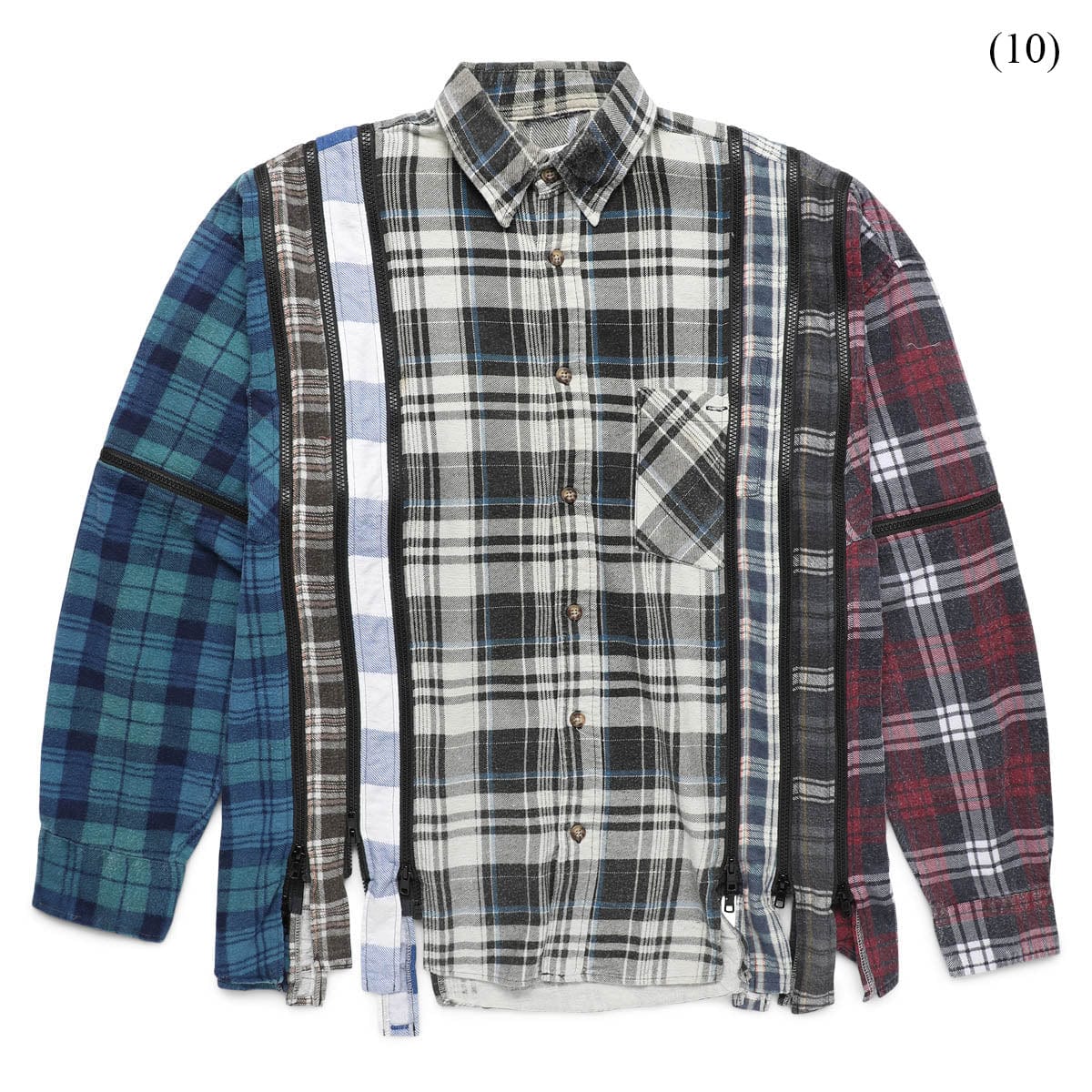 Needles Shirts ASSTD / O/S  (10) / MR343 FLANNEL SHIRT - 7 CUTS WIDE SHIRT (O/S)