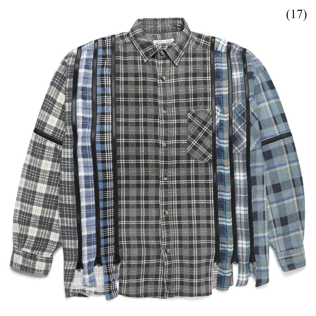 Needles Shirts ASSTD / O/S  (17) / MR343 FLANNEL SHIRT - 7 CUTS WIDE SHIRT (O/S)