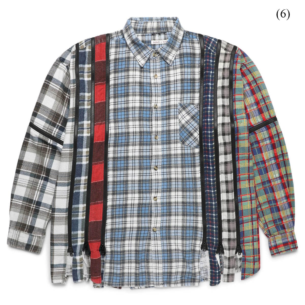 Needles Shirts ASSTD / O/S  (6) / MR343 FLANNEL SHIRT - 7 CUTS WIDE SHIRT (O/S)