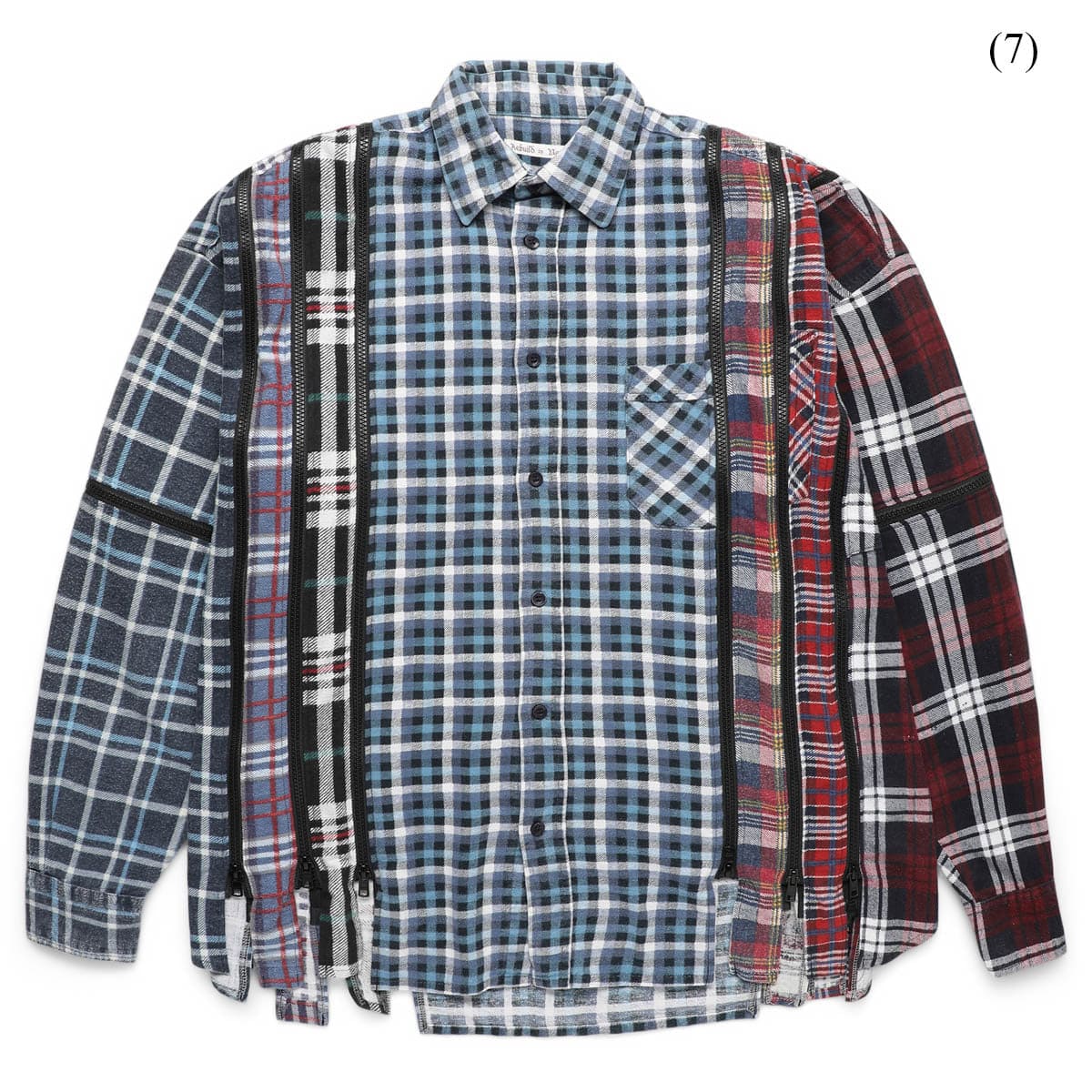 Needles Shirts ASSTD / O/S  (7) / MR343 FLANNEL SHIRT - 7 CUTS WIDE SHIRT (O/S)