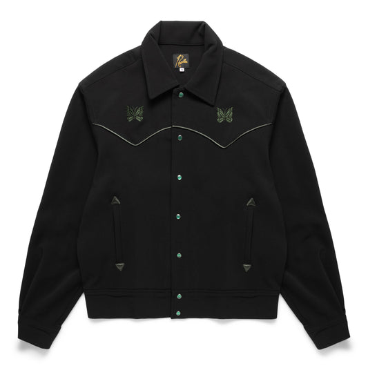 NEEDLES PIPING COWBOY JACKET BLACK