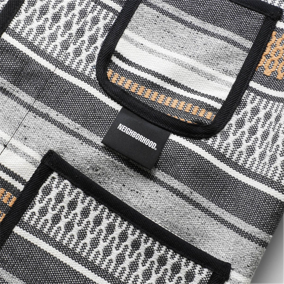 MEXICAN BLANKET JACKET GRAY Bodega