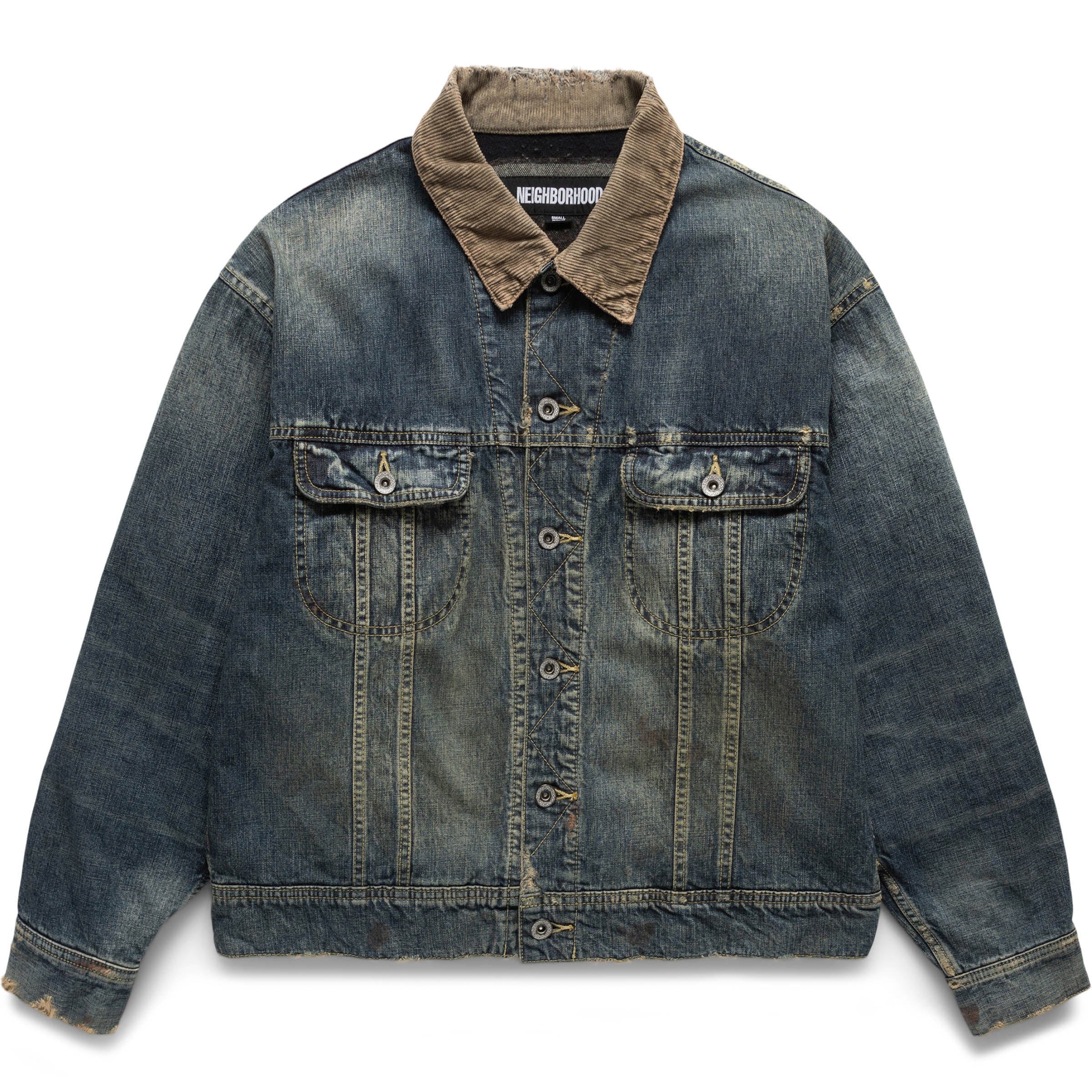 NEIGHBORHOOD SAVAGE DENIM LINED JACKET | camillevieraservices.com