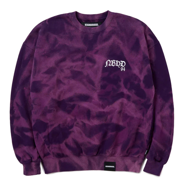 TIE-DYE SWEATSHIRT PURPLE | BODEGA – Bodega TIE-DYE SWEATSHIRT PURPLE | BODEGA – Bodega