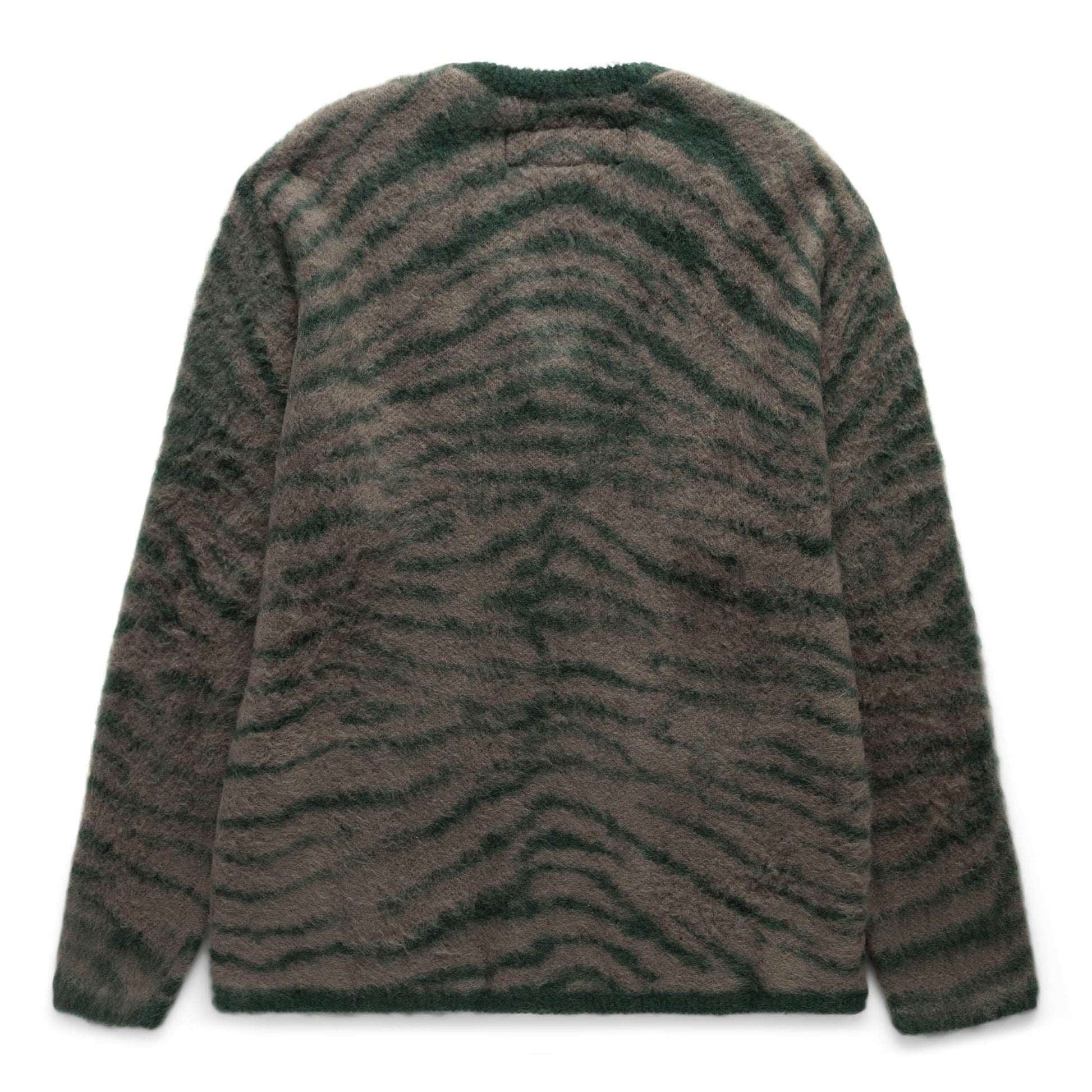 Neighborhood Knitwear TIGER PATTERN MOHAIR CARDIGAN