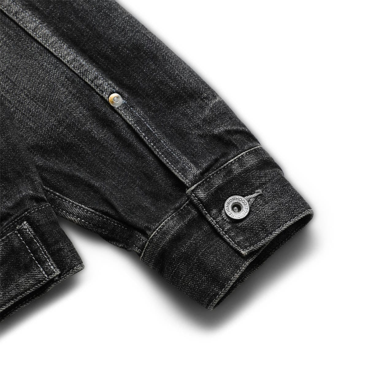 WASHED DENIM TYPE-4 JACKET BLACK | Bodega