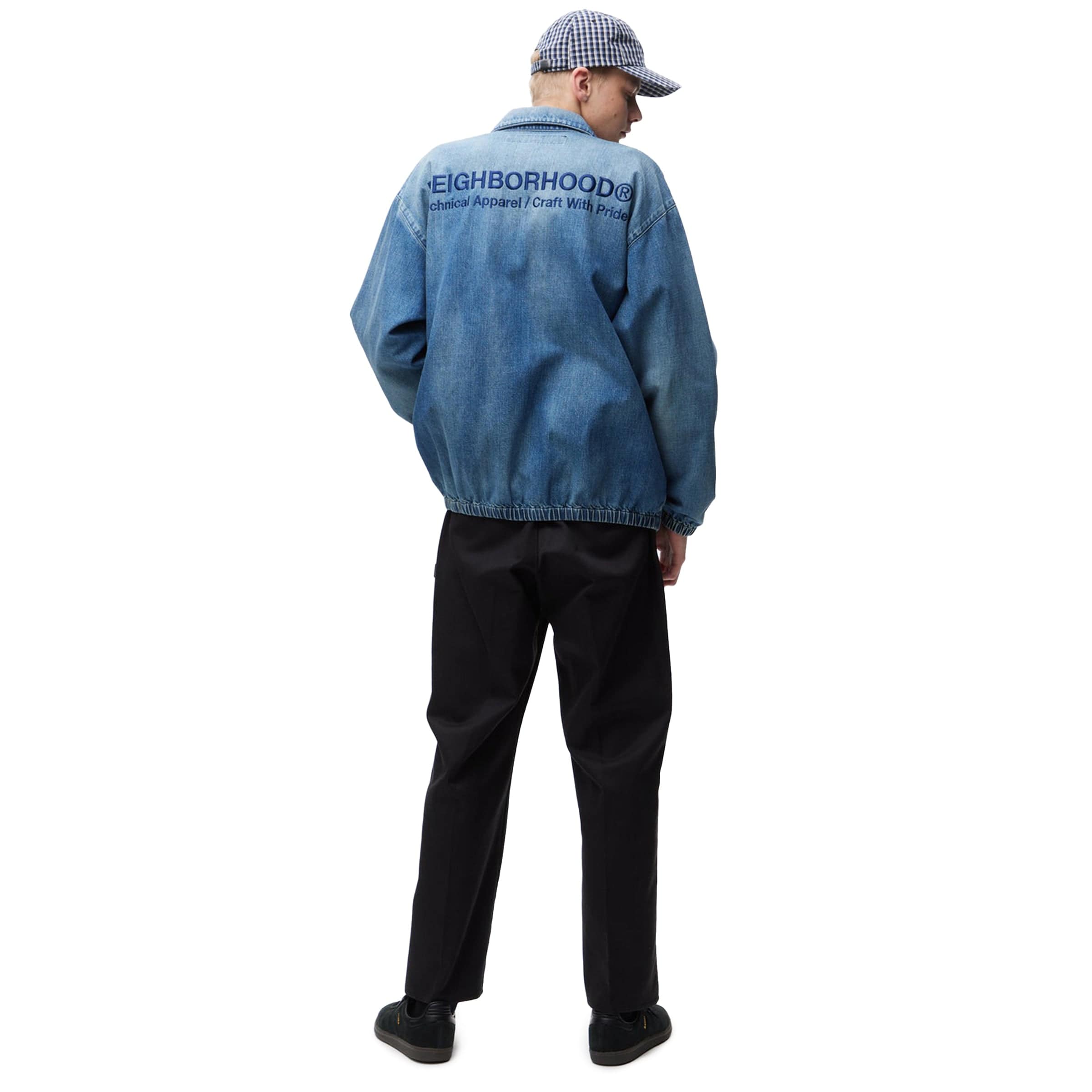 WASHED DENIM ZIP WORK JACKET