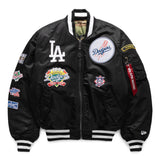 New Era Outerwear X ALPHA INDUSTRIES DODGERS BOMBER JACKET