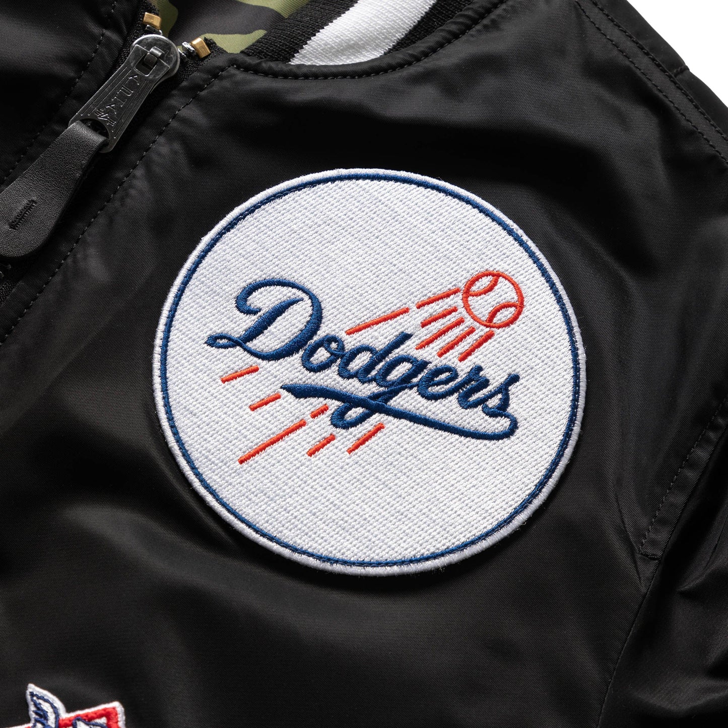 New Era Outerwear X ALPHA INDUSTRIES DODGERS BOMBER JACKET