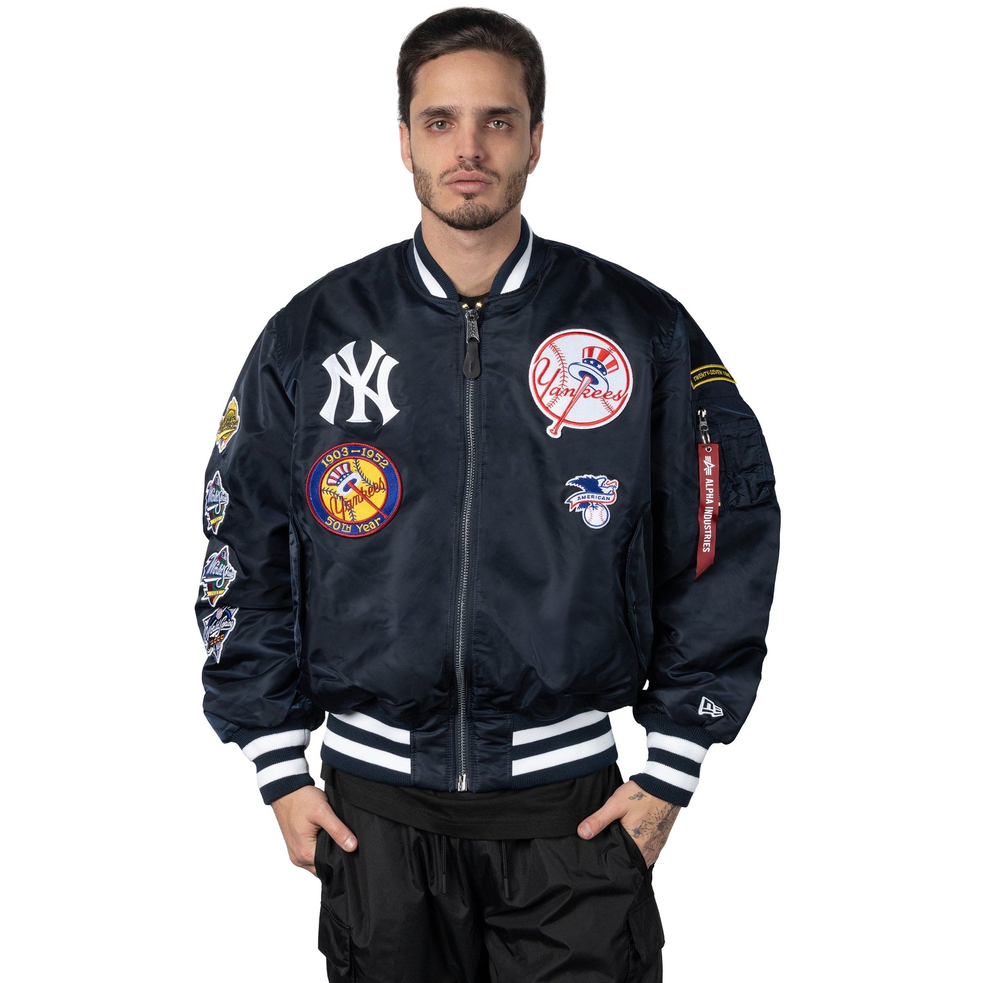 New Era Outerwear X ALPHA INDUSTRIES YANKEES BOMBER JACKET