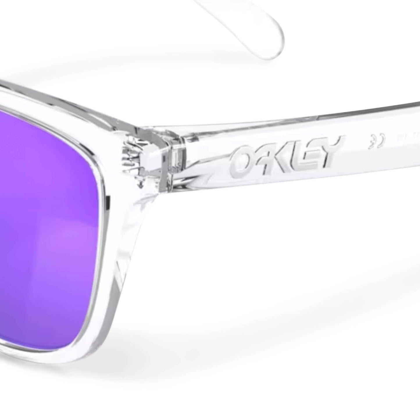 Oakley Eyewear POLISHED CLEAR W/ PRIZM VIOLET / O/S FROGSKINS