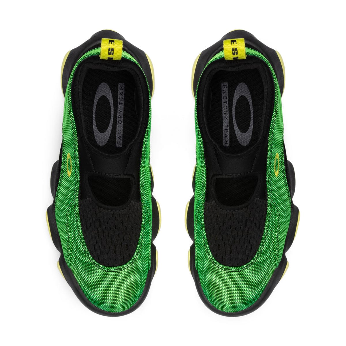 FLESH SANDAL GREEN/LEMON | Bodega