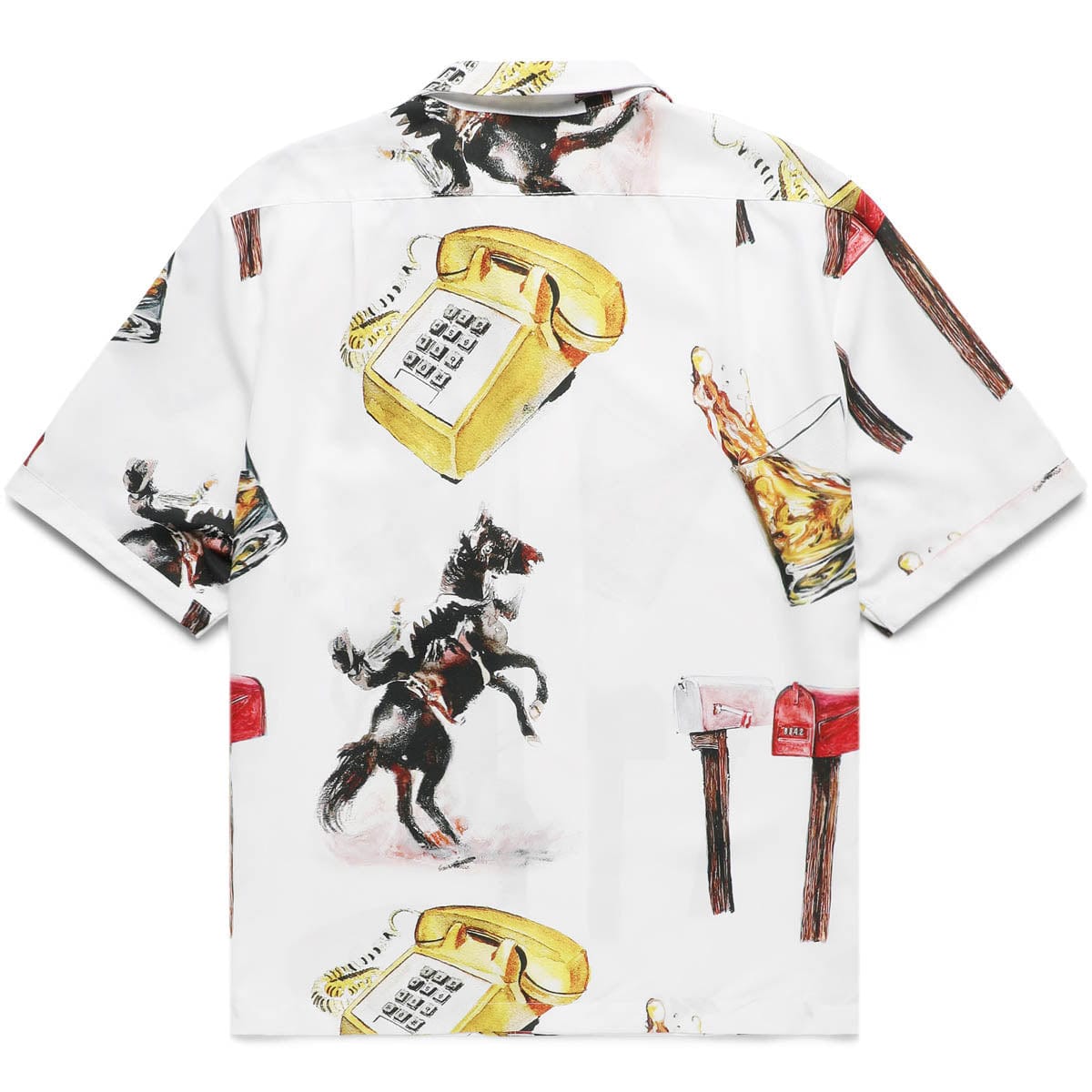 One Of These Days Shirts PAINTING BUTTON UP SHIRT