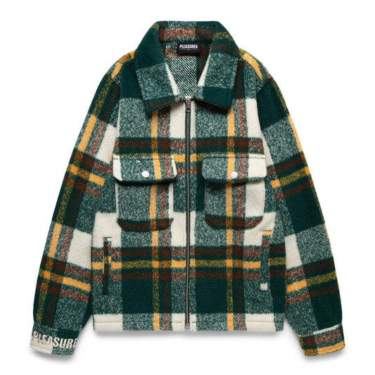 Pleasures Outerwear FOLKLORE PLAID WORK JACKET