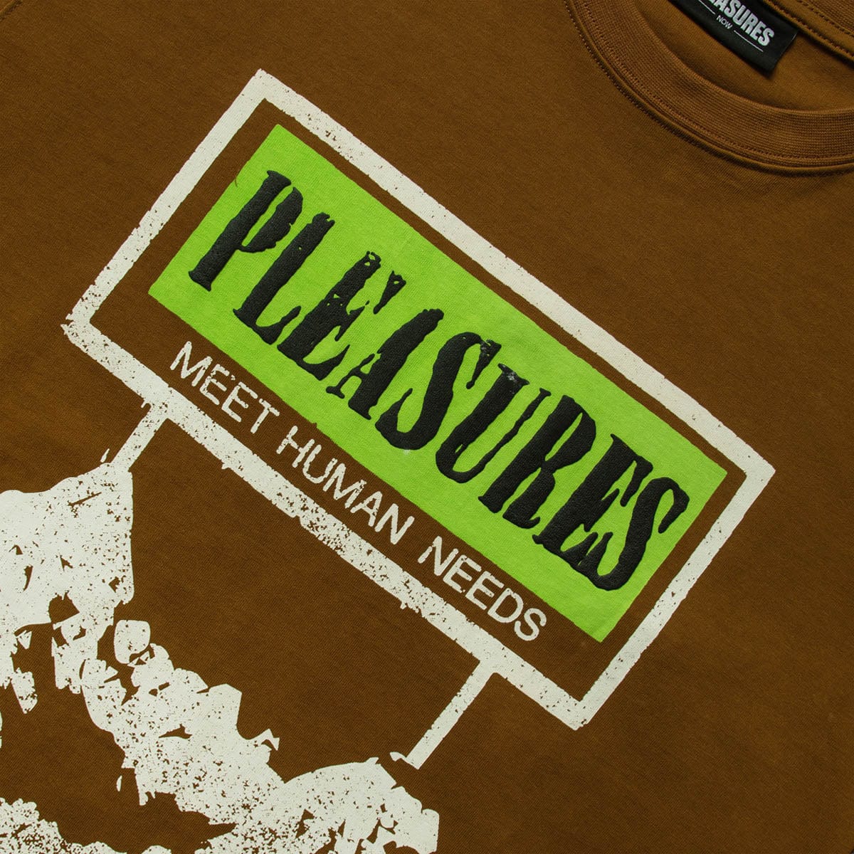 Pleasures T-Shirts HUMAN NEEDS HEAVYWEIGHT SHIRT