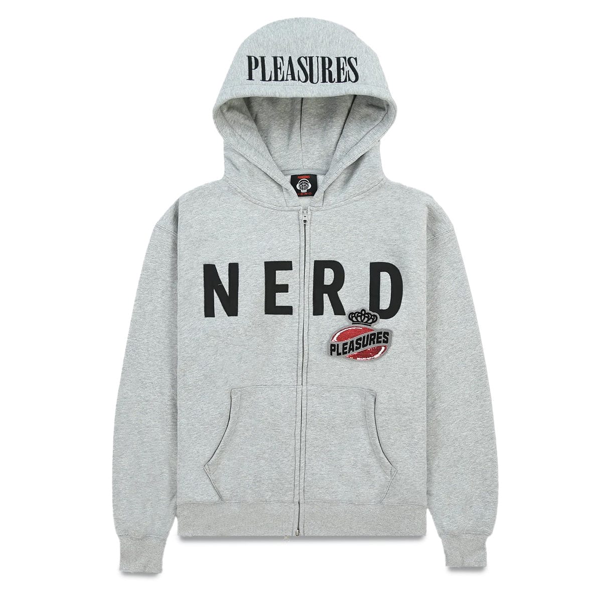 Pleasures Hoodies & Sweatshirts NERD ZIP UP HOODIE