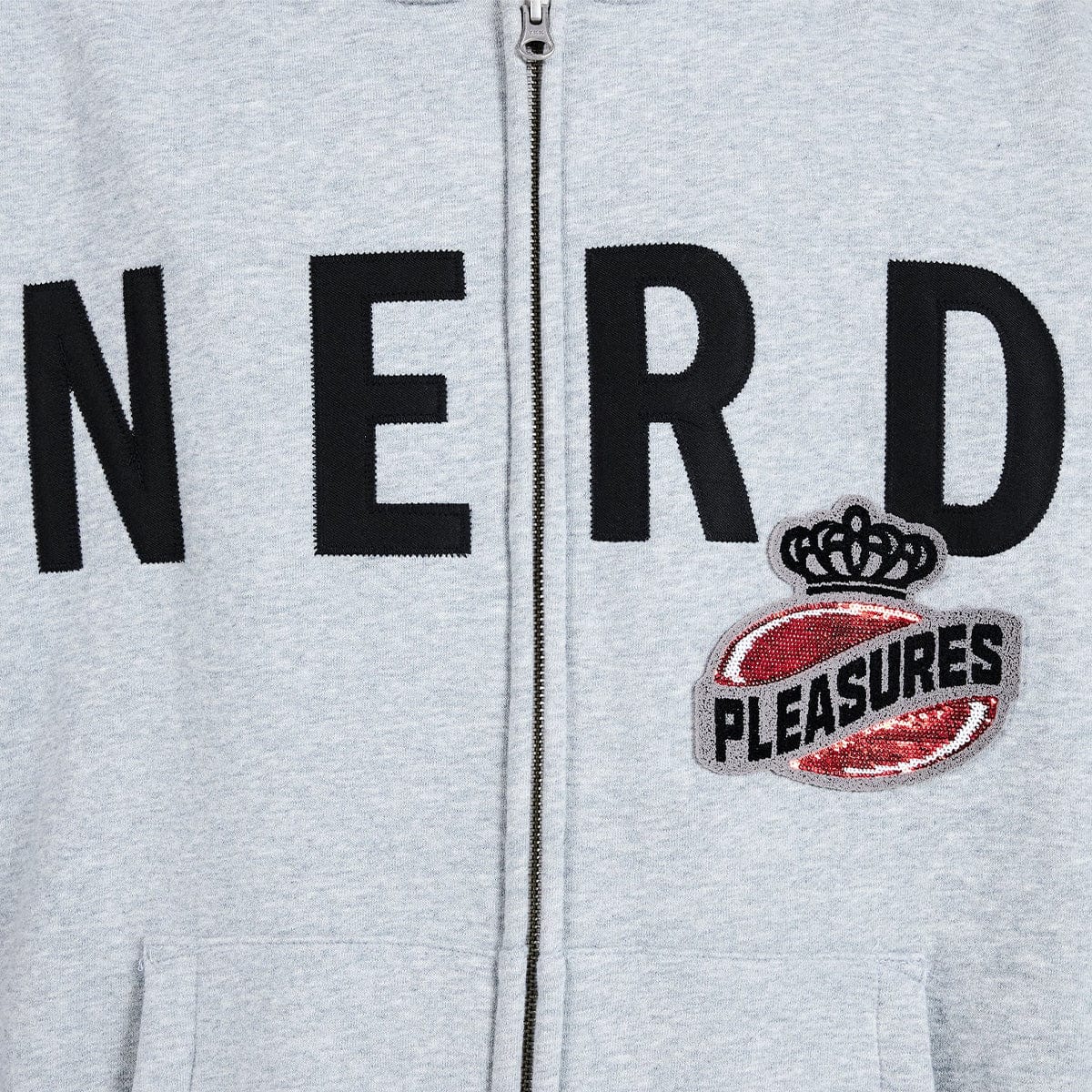 Pleasures Hoodies & Sweatshirts NERD ZIP UP HOODIE