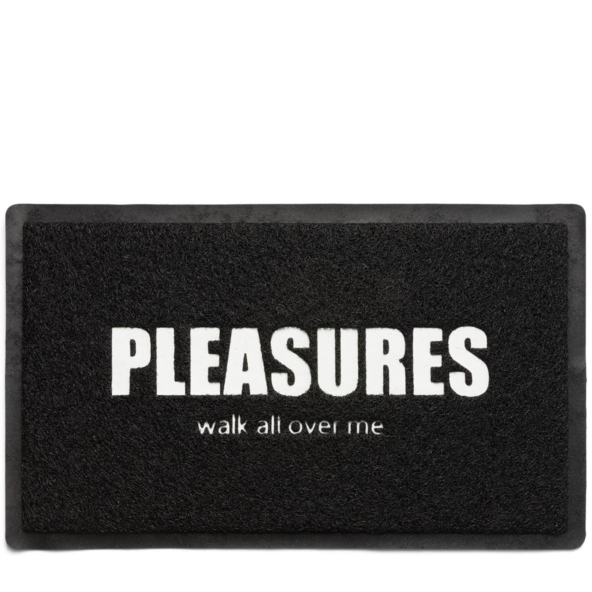 Pleasures Home BLACK / O/S OVER ME RUBBER DOOR MAT