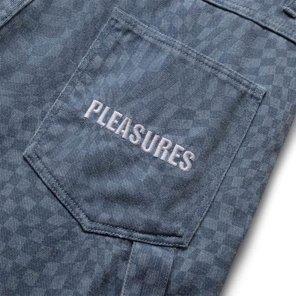 WASHY DOUBLE KNEE WORK PANTS BLUE