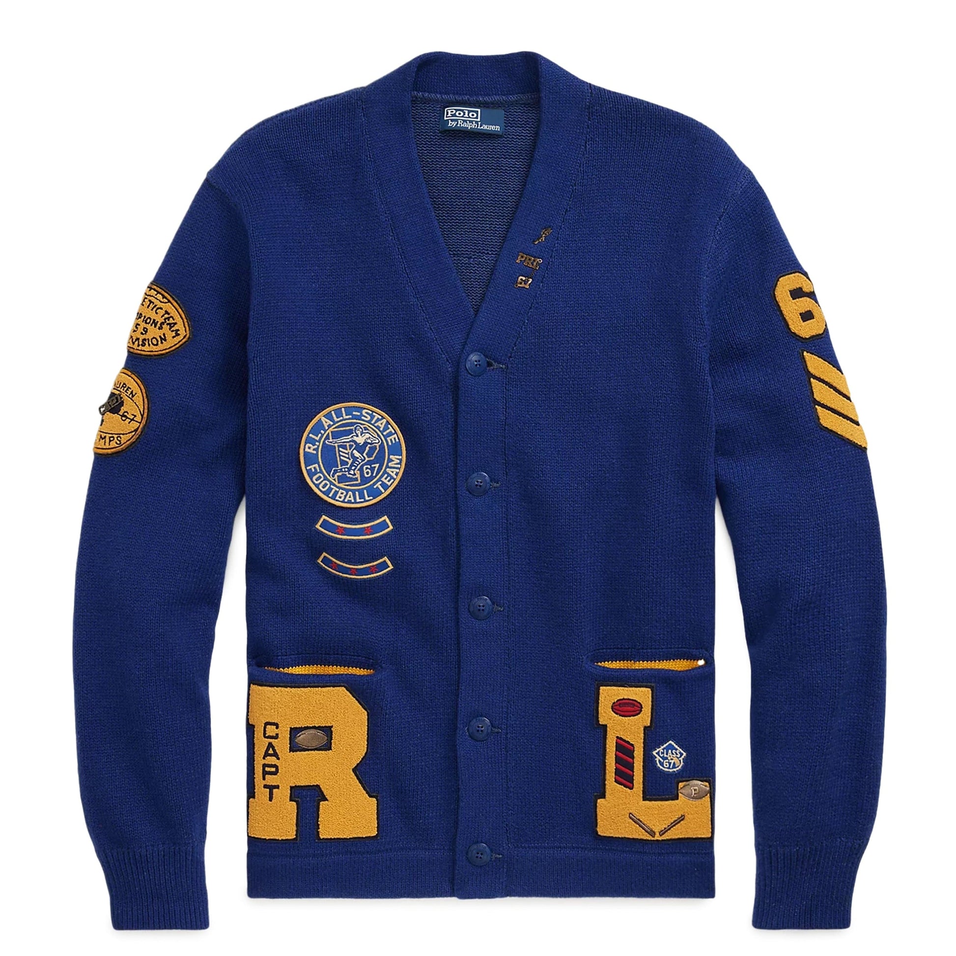 Polo Ralph Lauren Knitwear ARSITY CARDIGAN SWEATER