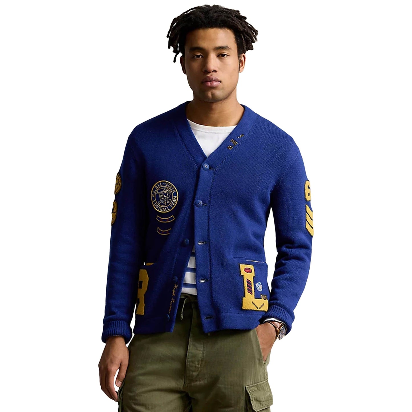 Polo Ralph Lauren Knitwear ARSITY CARDIGAN SWEATER