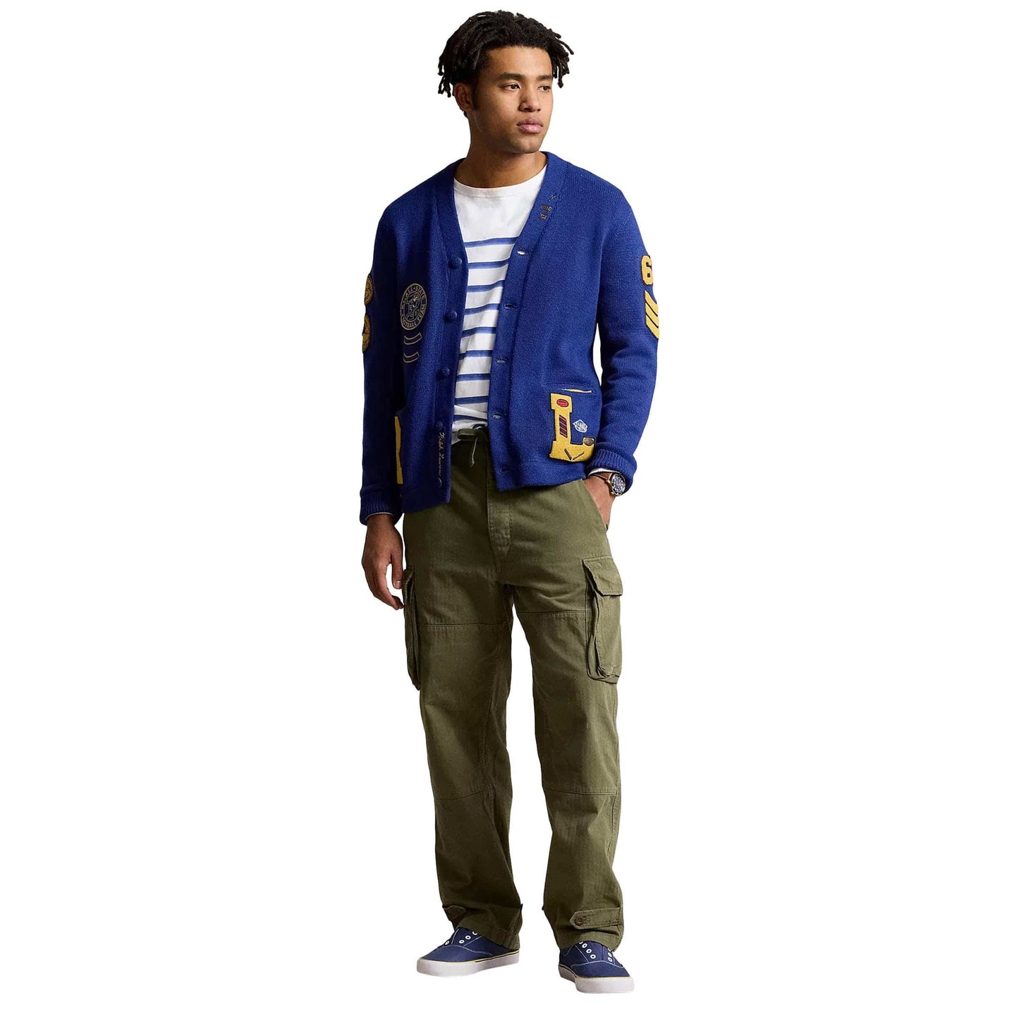 Polo Ralph Lauren Knitwear ARSITY CARDIGAN SWEATER