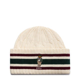 Polo Ralph Lauren Headwear CREAM MULTI / O/S BEAR CRICKET BEANIE