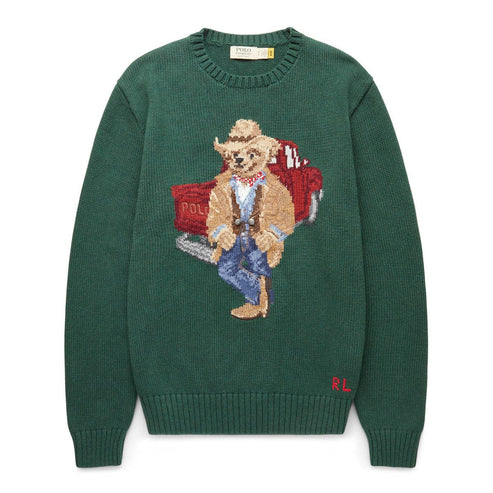 DENIM BEAR SWEATER NEW FOREST HEATHER | Bodega