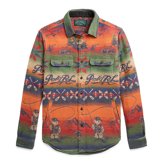 Polo Ralph Lauren Shirts FLANNEL JACQUARD MATLOCK WORK SHIRT