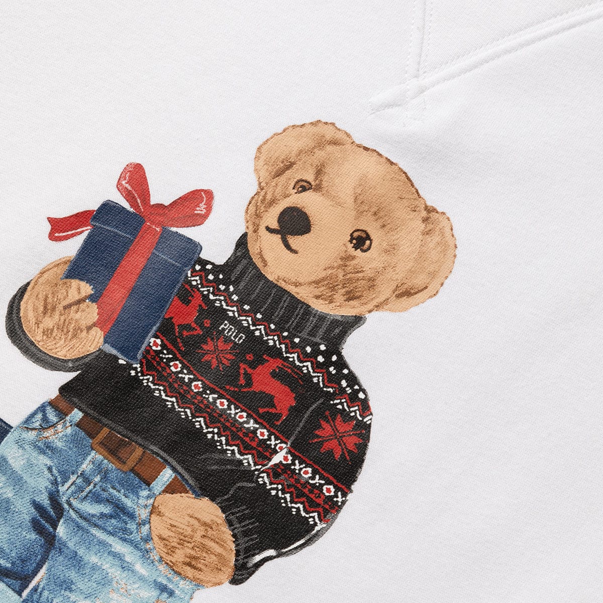 POLO BEAR SWEATSHIRT WHITE Bodega