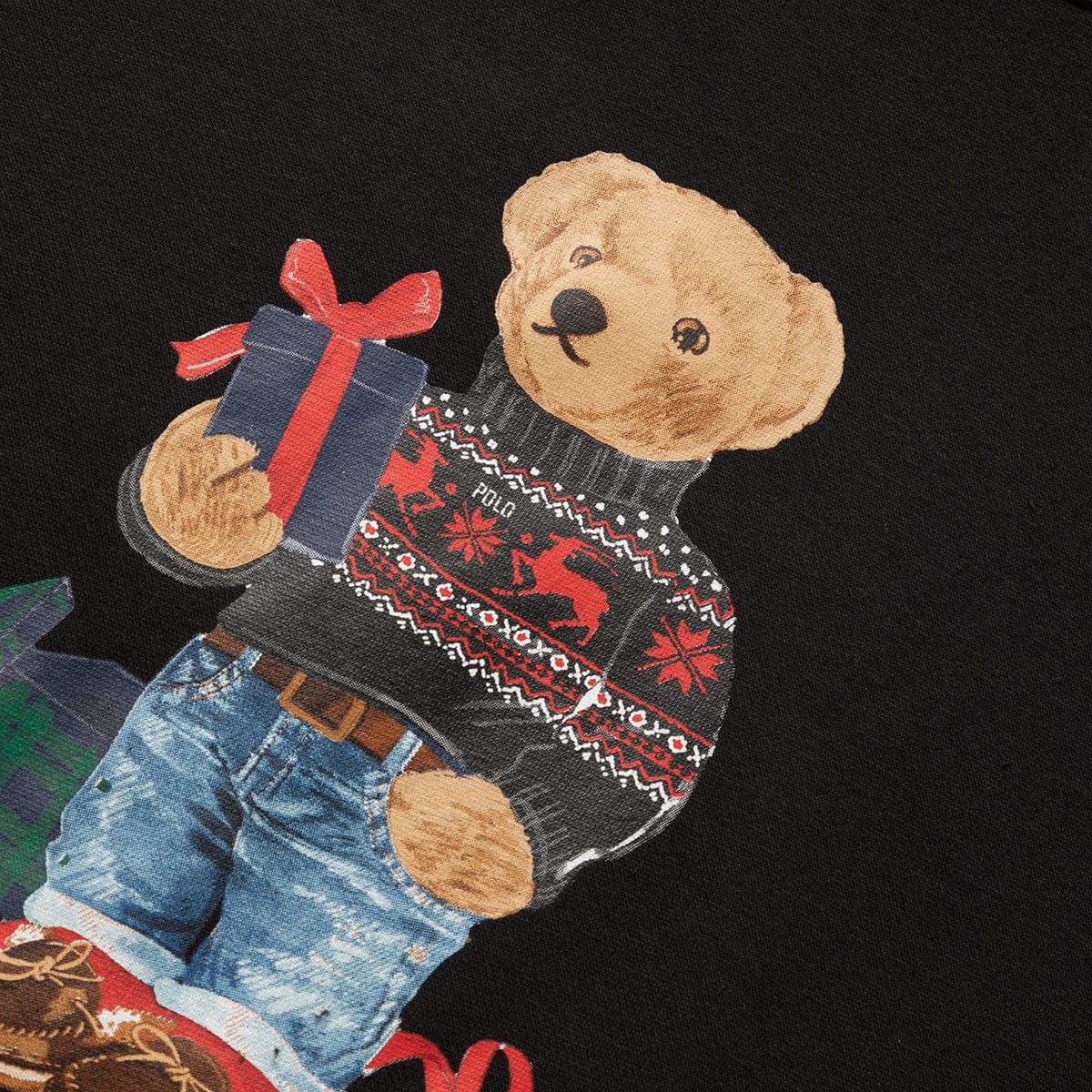 POLO BEAR HOODIE POLO BLACK Bodega