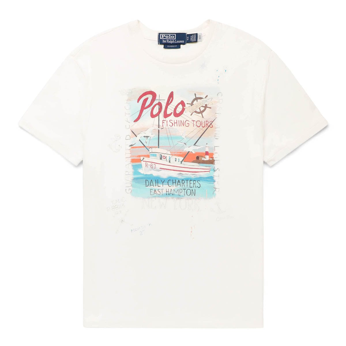 Polo Ralph Lauren T-Shirts ORIGINAL LABEL POLO FISHING TOURS T-SHIRT