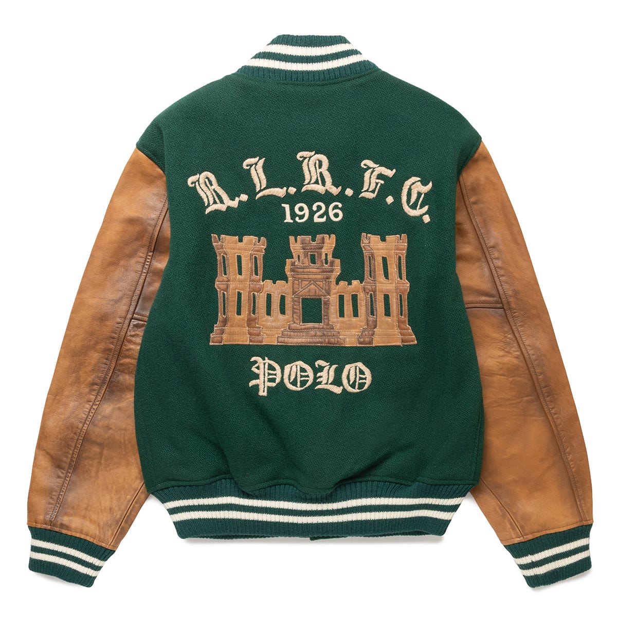 POLO VARSITY JACKET MOSS AGATE | Bodega